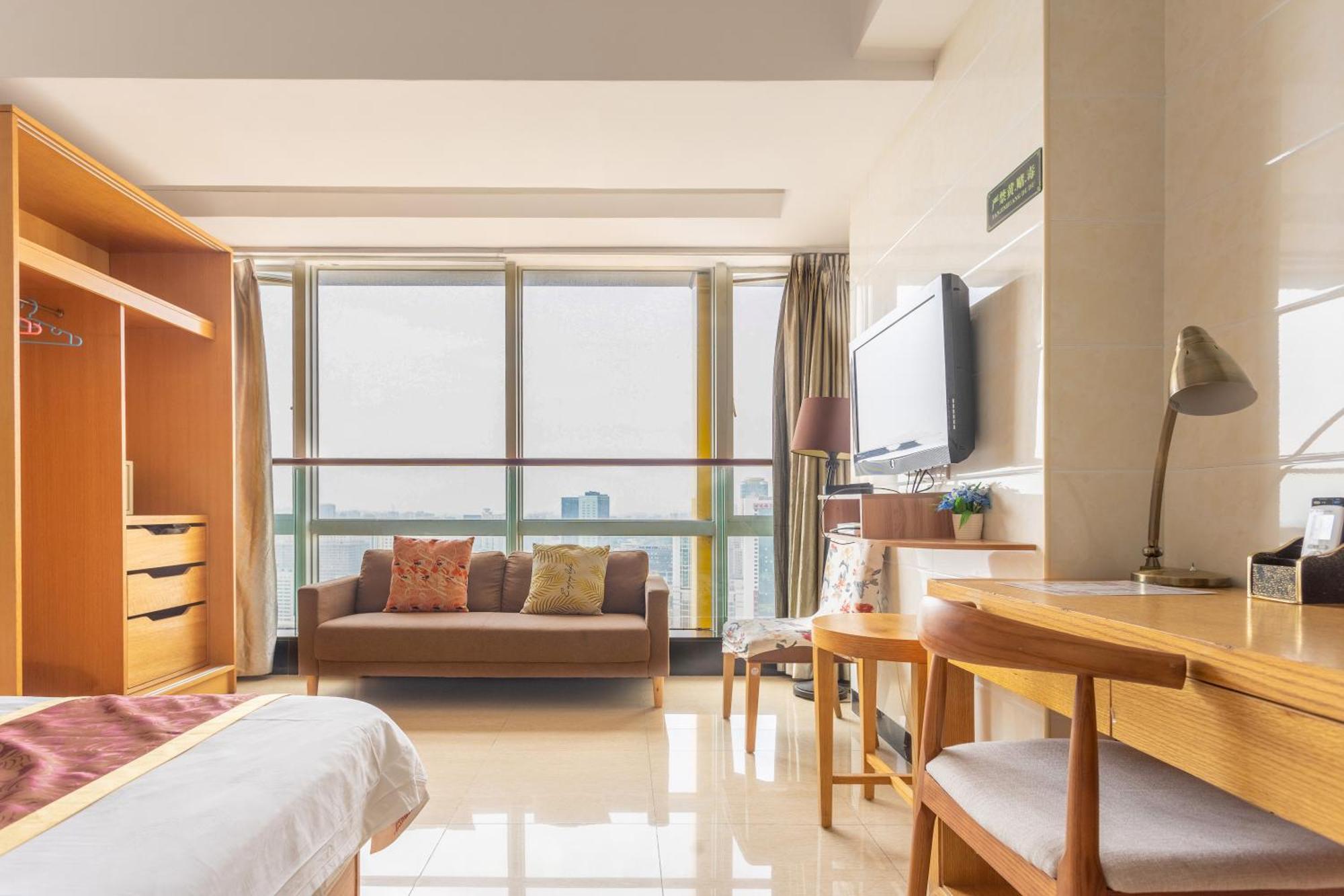 Sunny International Apartment From Beijing Road Guangzhou Exteriör bild