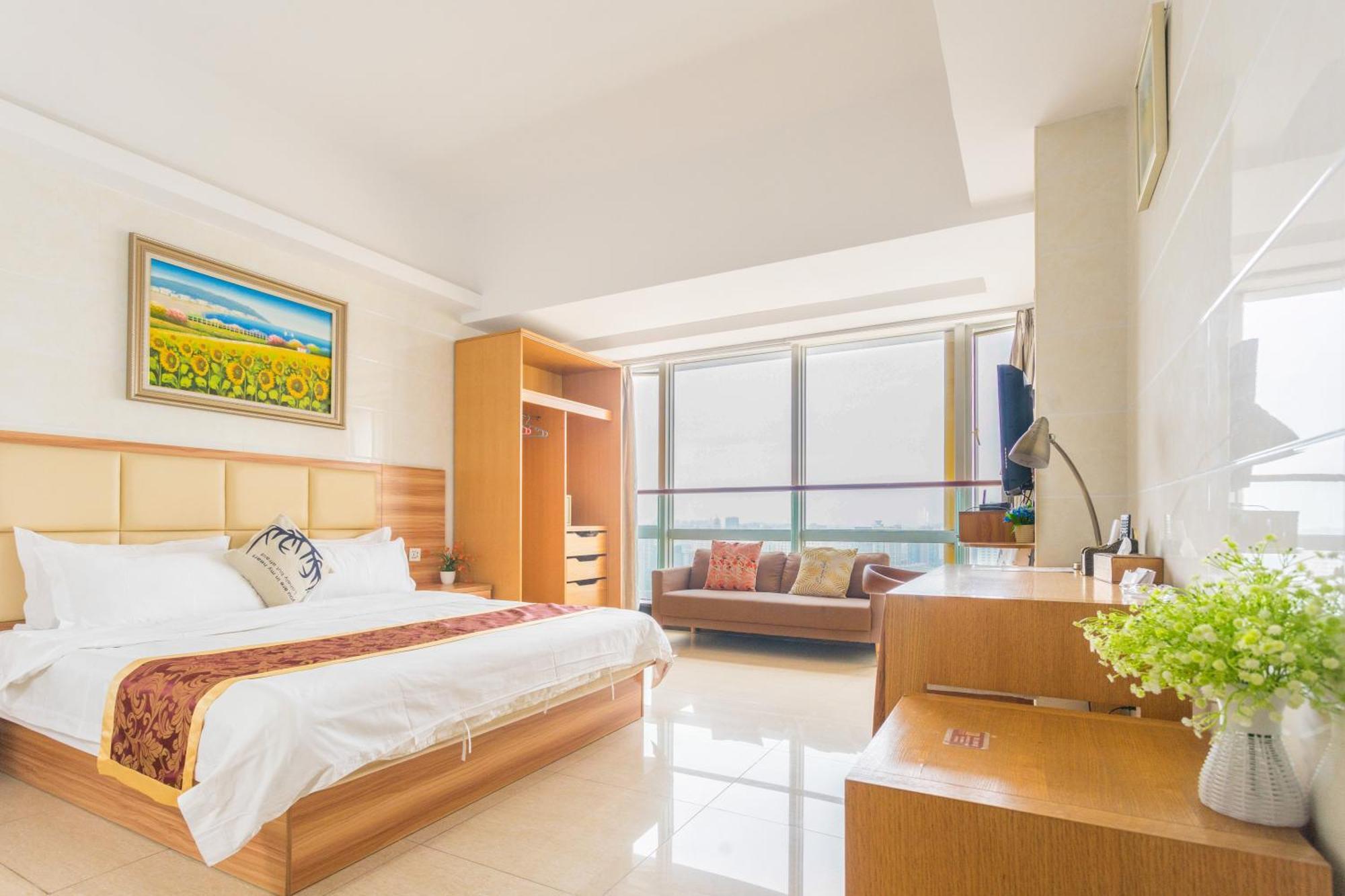 Sunny International Apartment From Beijing Road Guangzhou Exteriör bild