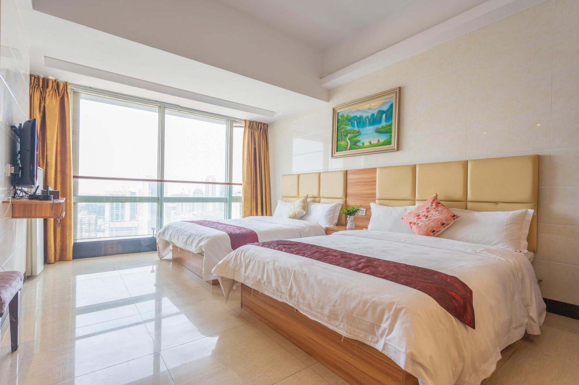 Sunny International Apartment From Beijing Road Guangzhou Exteriör bild
