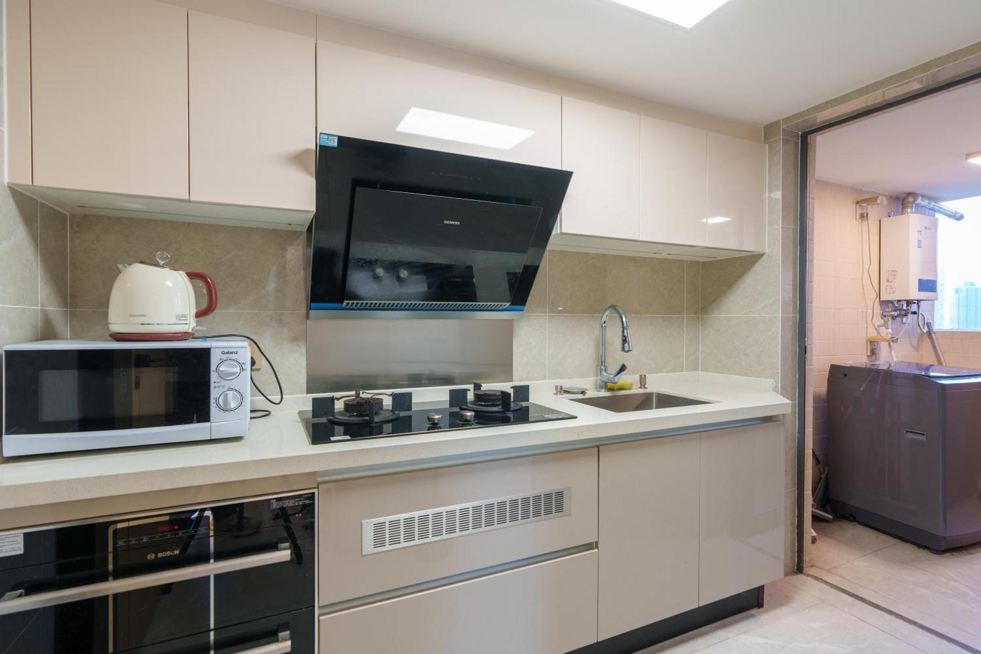 Sunny International Apartment From Beijing Road Guangzhou Exteriör bild
