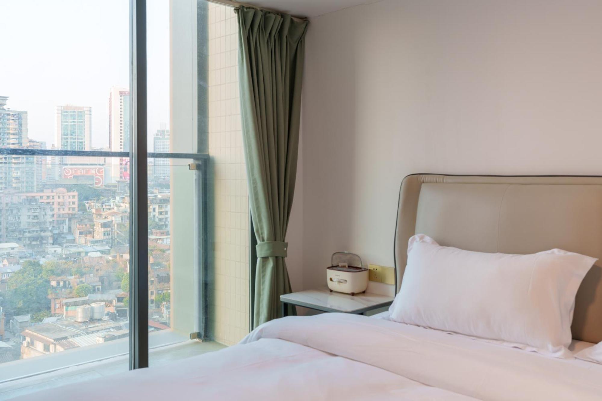 Sunny International Apartment From Beijing Road Guangzhou Exteriör bild