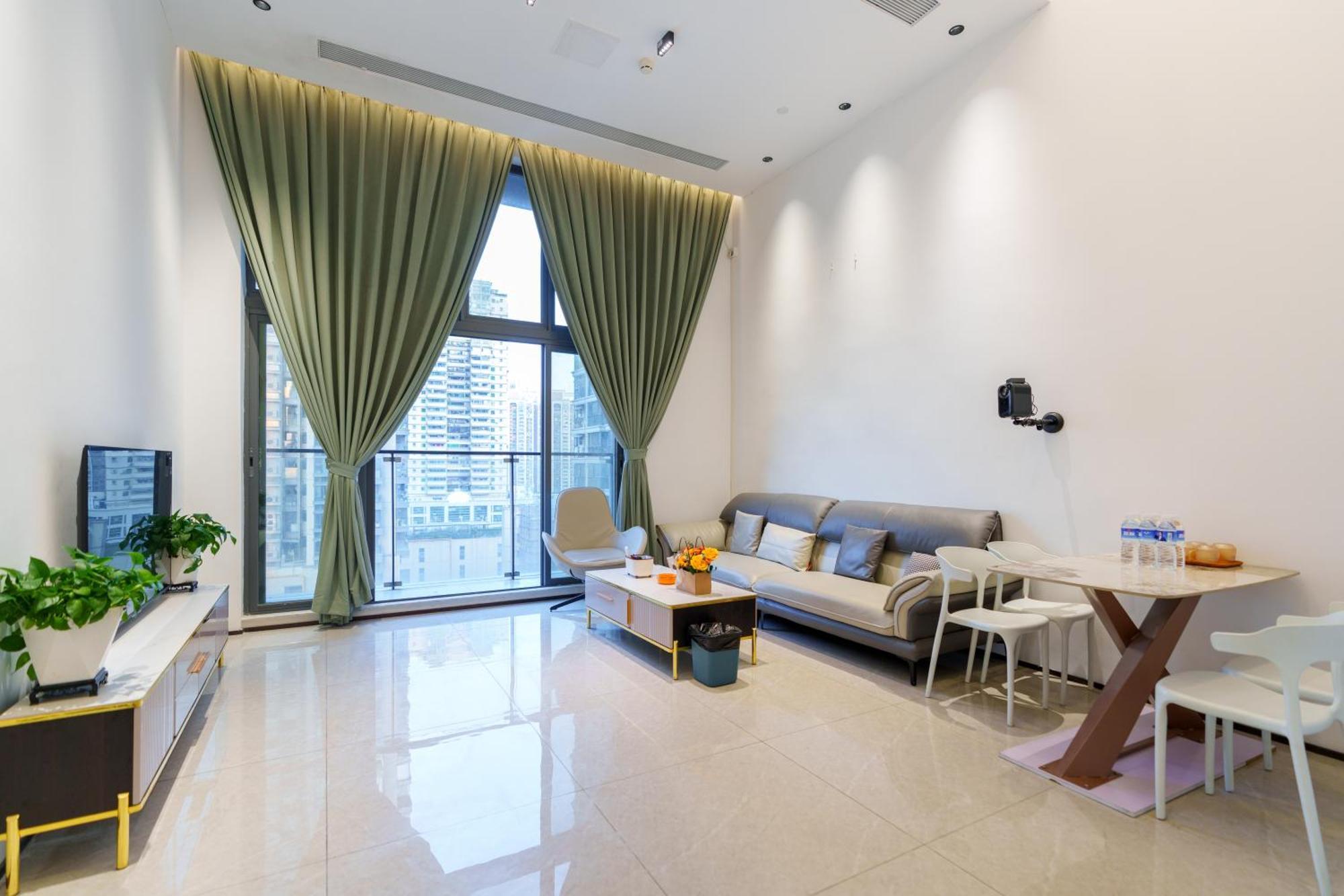 Sunny International Apartment From Beijing Road Guangzhou Exteriör bild