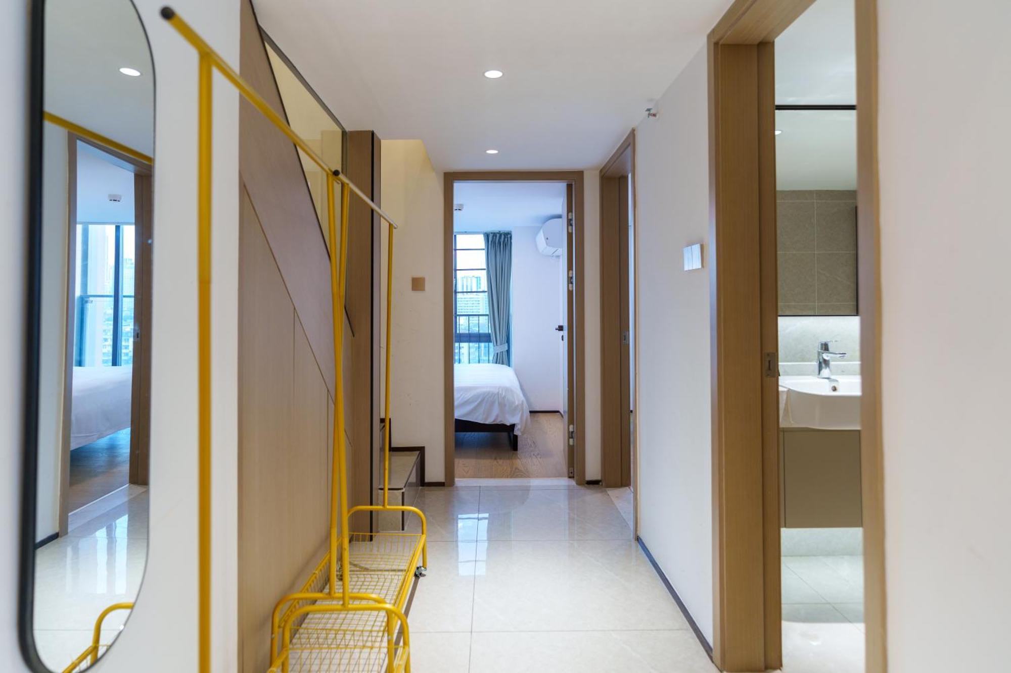 Sunny International Apartment From Beijing Road Guangzhou Exteriör bild