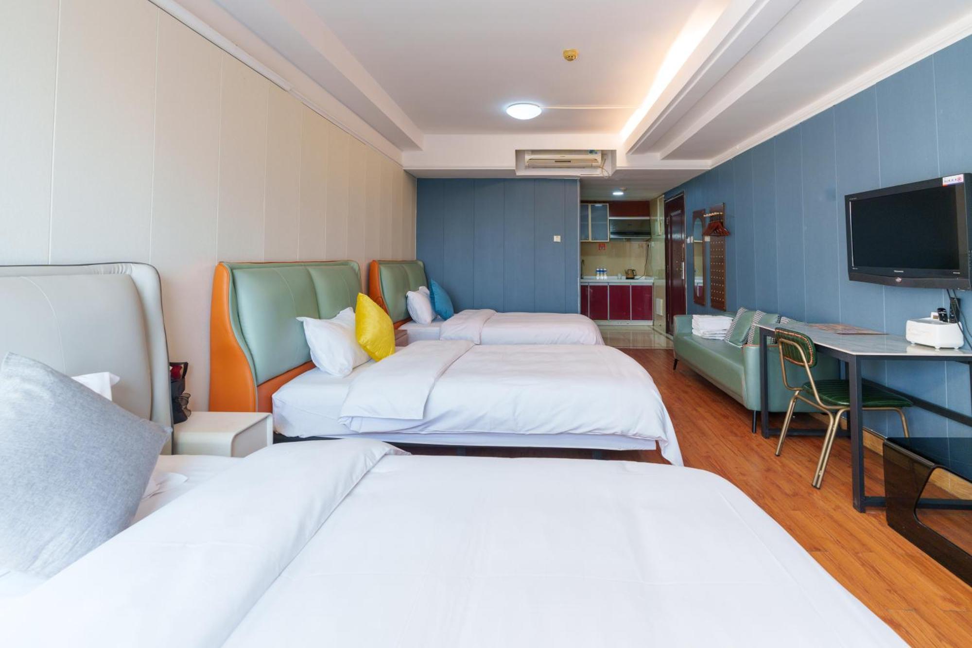 Sunny International Apartment From Beijing Road Guangzhou Exteriör bild