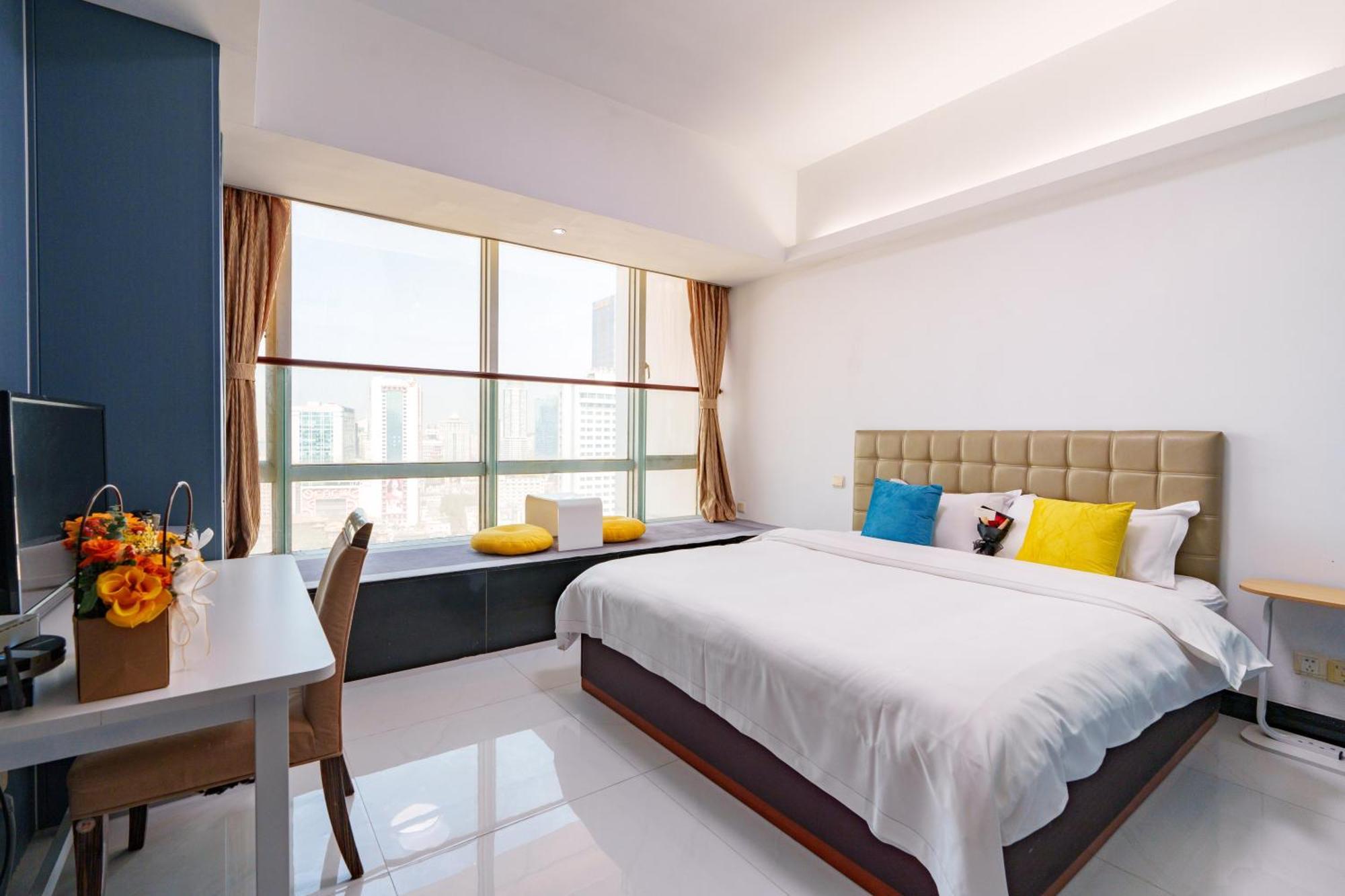 Sunny International Apartment From Beijing Road Guangzhou Exteriör bild