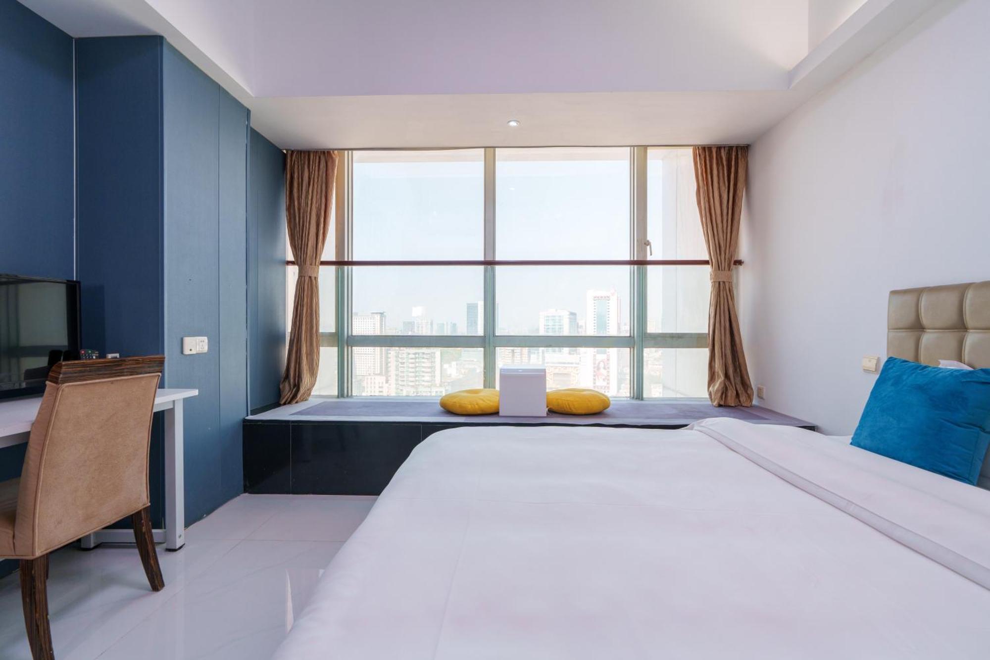 Sunny International Apartment From Beijing Road Guangzhou Exteriör bild