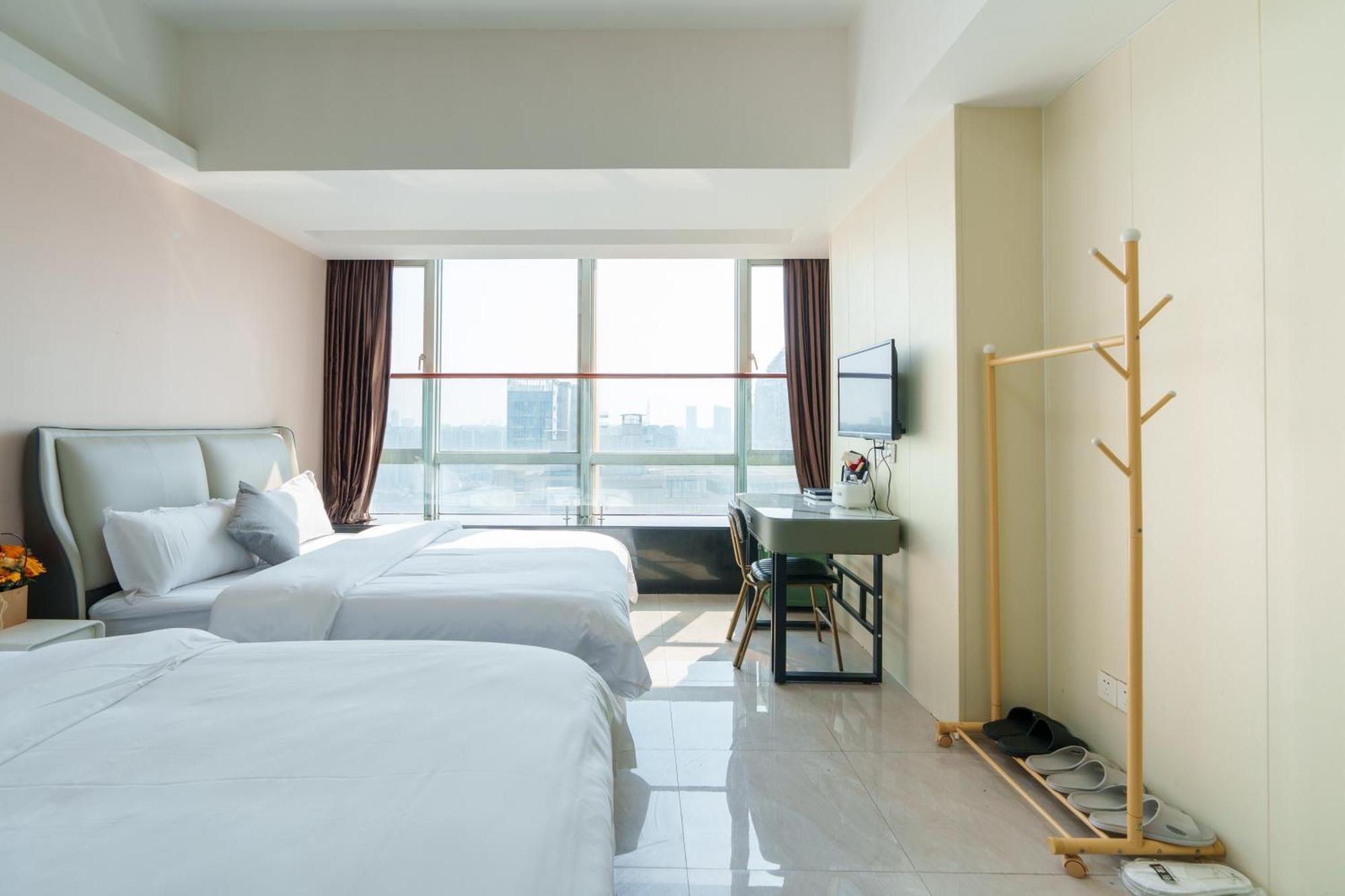 Sunny International Apartment From Beijing Road Guangzhou Exteriör bild