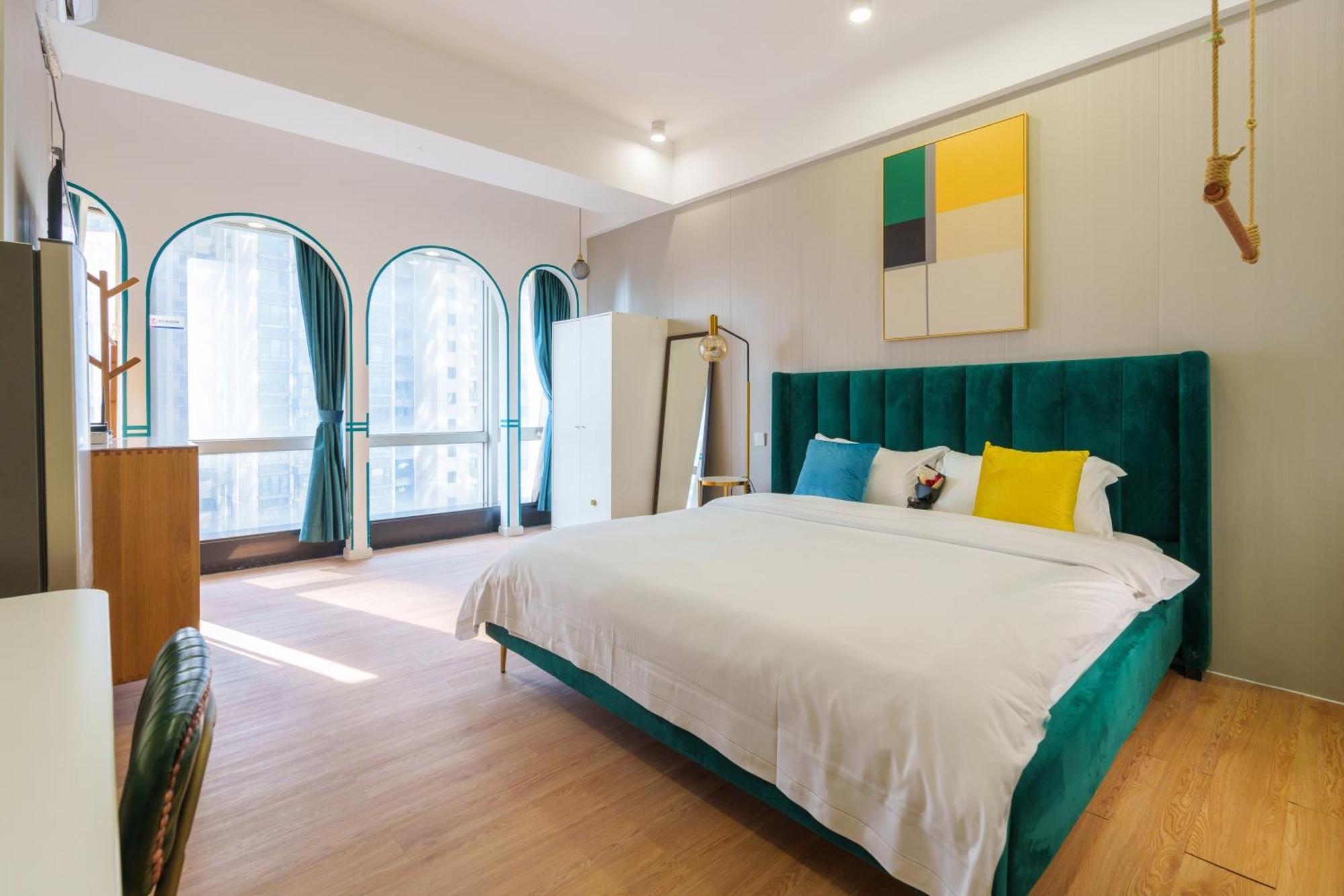 Sunny International Apartment From Beijing Road Guangzhou Exteriör bild