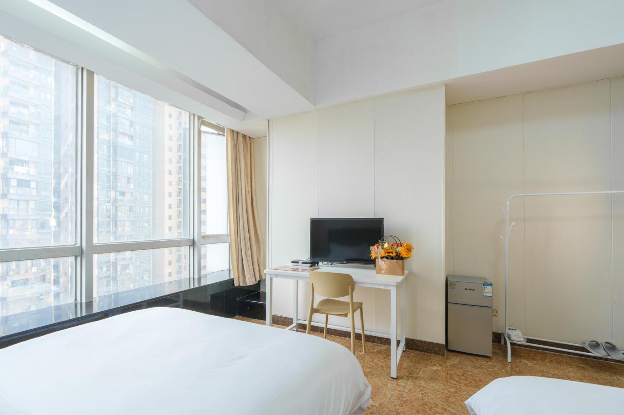 Sunny International Apartment From Beijing Road Guangzhou Exteriör bild