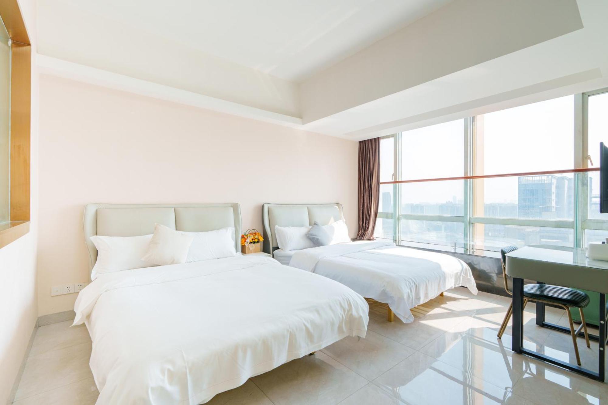 Sunny International Apartment From Beijing Road Guangzhou Exteriör bild