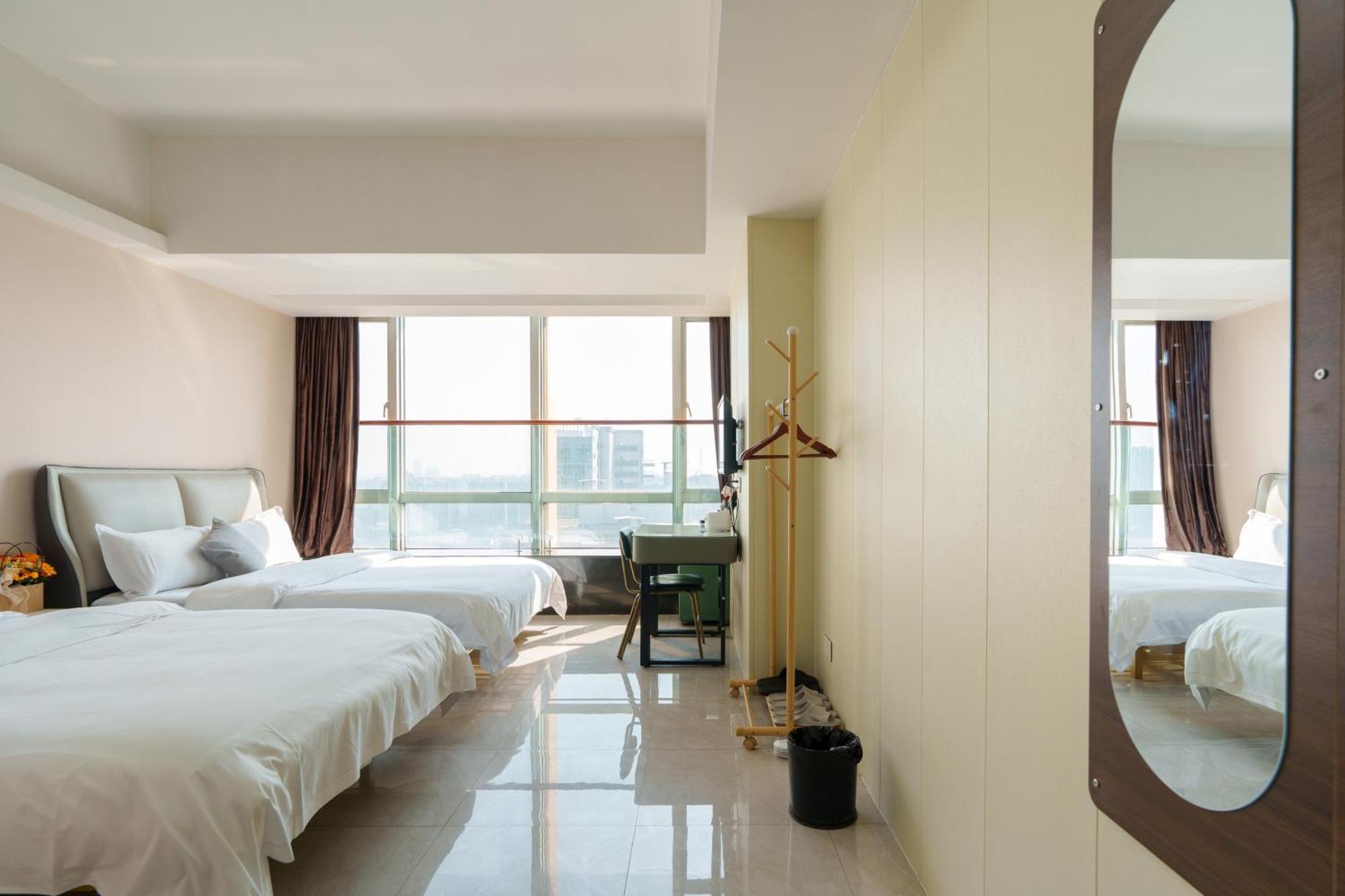 Sunny International Apartment From Beijing Road Guangzhou Exteriör bild