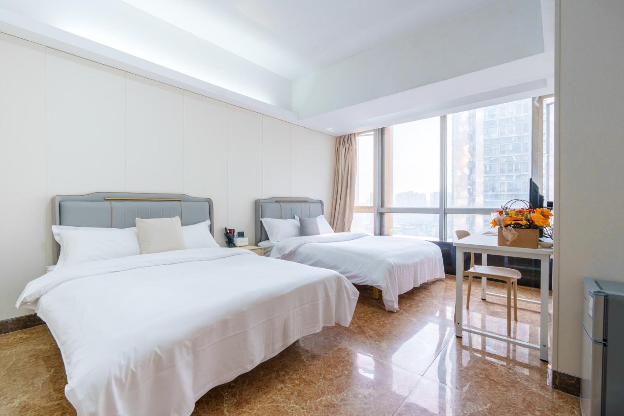 Sunny International Apartment From Beijing Road Guangzhou Exteriör bild